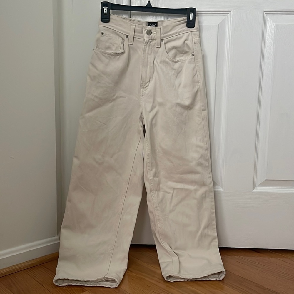 BDG ivory high rise baggy jeans